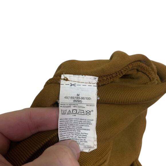 Yeezy Yzy x GAP Double Layer Brown Hoodie Womens Size M - Picture 6 of 7